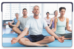 Regular meditation can help reduce breathing issues
