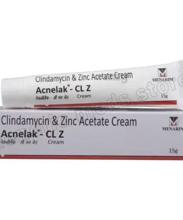 Acnelak-CLZ Cream (Clindamycin/Zinc acetate )