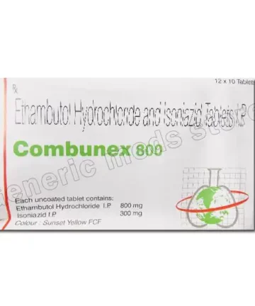 Combunex 800 Mg (Ethambutol/Isoniazid)