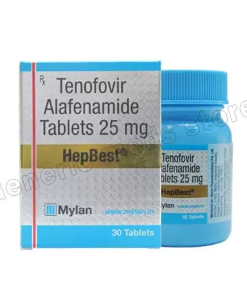 HepBest (Tenofovir Alafenamide) – 25 Mg