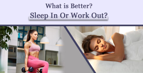 What is better? Sleep in or work out?