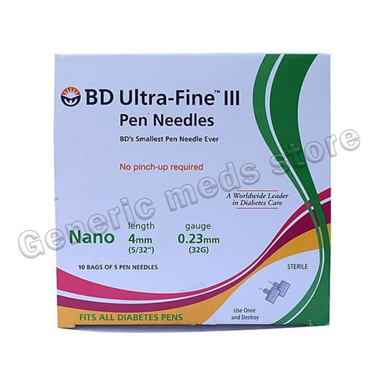 BD Ultra-Fine III Pen Needles 4MM 32G