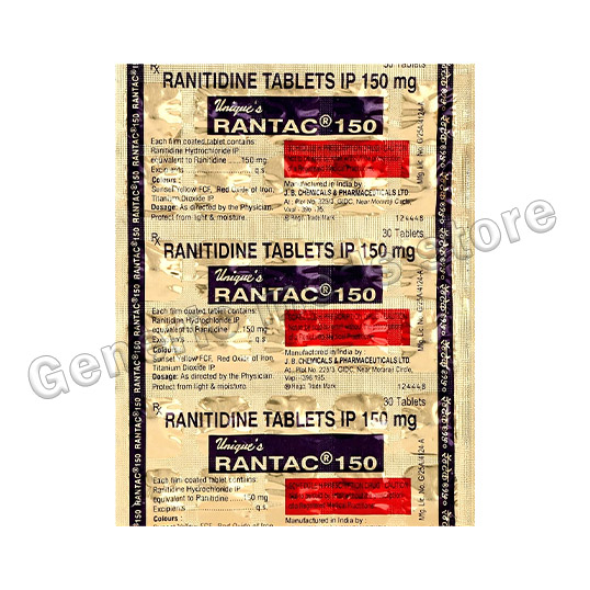 Rantac 150 Mg (Ranitidine)